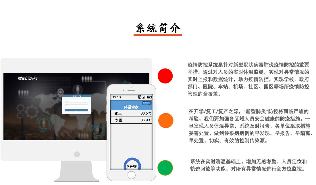 疫情防控系统简介说明
